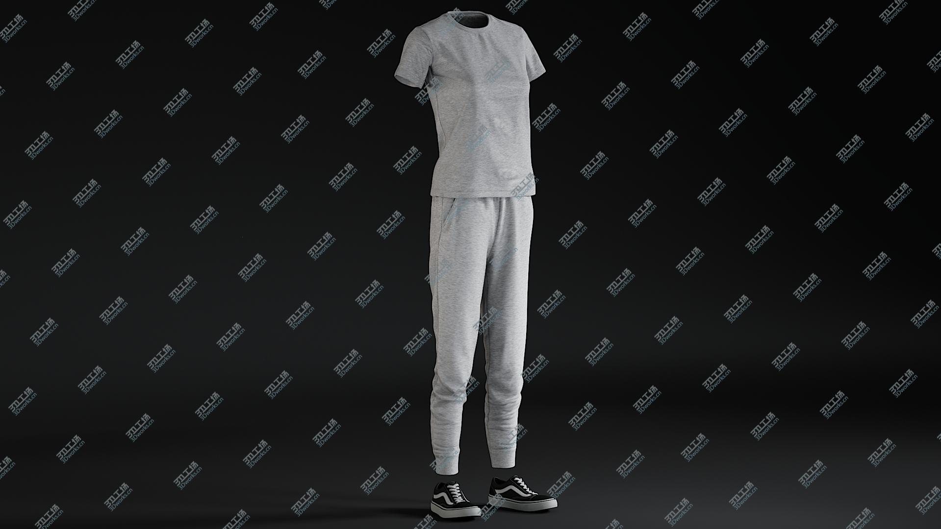 images/goods_img/20210319/3D model Women's Sport Pants Sneakers Tshirt 1/3.jpg
